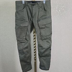 Men's Dark Green Cargo Pants